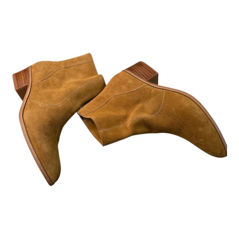 Dolce Vita Camel/Tan Colored Suede Ankle Boots | Women’s Size 8 - Picture 4 of 9